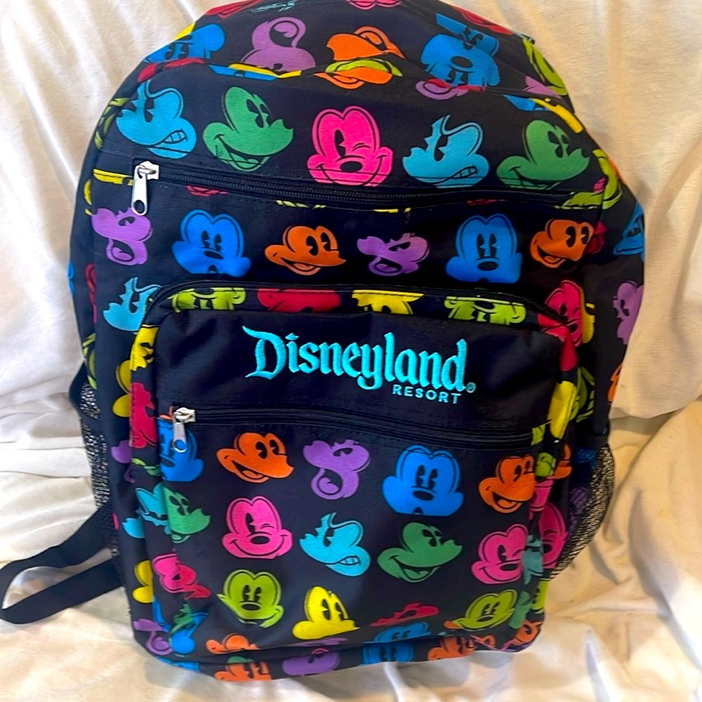 Mickey Mouse Disney Land Resort full size backpack